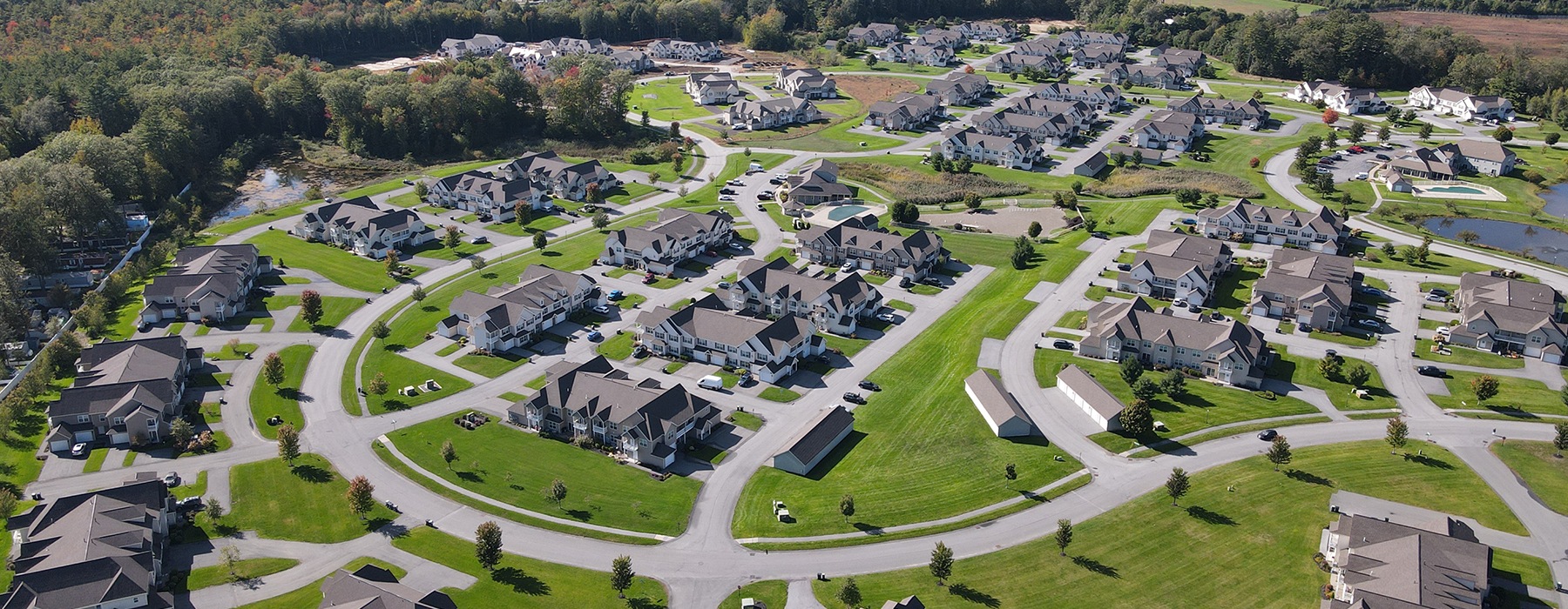 buildings in a neighborhood