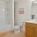 Well-lit bathroom 